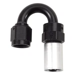 Russell Fuel Hose End Fitting 610693; Crimp-on Swivel Black/silver -12AN 180 New. Price: $38.95.
