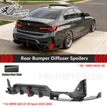 For Bmw G20 Lci M-sport 2023-2026 Painted Carbon Rear Bumper Diffuser Spoilers New. Price: $199.99.