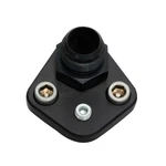 Moroso 65398; Fuel Pump Plate W/fittings Black Chevy, Chrysler, Ford New. Price: $63.52.