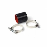 2.5" Inch 63 Mm Id Straight Silicone Coupler Hose Pipe Black Red + T-clamp New. Price: $9.62.