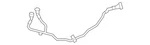 Genuine Mercedes-benz Purge Line 463-470-37-00 New. Price: $76.60.