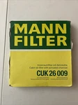 Mann Cabin Air Filter Cuk 26009 For Audi A3 Quattro Vw Gti Golf Alltrack New. Price: $15.99.