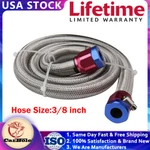 Universal Flexible 3/8 Inch Stainless Steel Braided Brake Gas/oil/fuel Line Hose New. Price: $15.99.