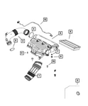 Genuine Mopar Clean Air Duct 68439630AA New. Price: $53.68.
