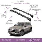 Erkul Roof Rack Cross Bar Mercedes Gls 450 2020-2026 Fits Raised Rails Black New. Price: $149.90.