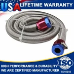 Universal Stainless Steel Braided Fuel Line 3/8 Ft Length High Performance New. Price: $15.99.
