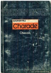 Daihatsu Charade (G10 Series) Body & Chassis Orig. 1980 Factory Service Manual Used. Price: $60.41.