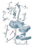 New Audi A4 Avant B9 Center Fuel Tank Tensioning Strap 8W0201653E No Duties. Price: $40.61.