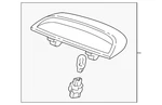 Genuine Honda Center High Mount Stop Light 34271-SDA-A01ZC New. Price: $126.11.