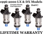 Oem Honda Set Of 4 Fuel Injectors For 96 97 98 99 00 Civic Lx Dx (D16Y7) Remanufactured. Price: $79.00.