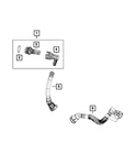Genuine Mopar Make Up Air Hose 68166404AC New. Price: $26.16.