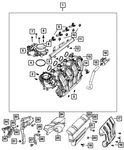 Genuine Mopar Isolator 4627684AA New. Price: $25.45.