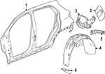 Genuine Gm Fuel Pocket 26343354 New. Price: $18.20.