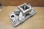 Edelbrock 2971 Super Victor Dominator 4500 Raised Intake Port Small Block Chevy Used. Price: $449.99.