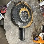 1966 1967 Dodge Mopar 4 Bbl Single Snorkel Air Cleaner With Clamp Used. Price: $59.99.