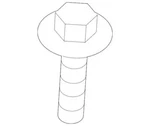 Genuine Ford Bolt And Washer Assembly Hex.head -W716492-S450B New. Price: $14.71.