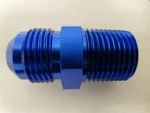 Russell 660500 Straight Male Adapter Fitting AN10 -10 10AN Flare To 1/2 Npt Blue New. Price: $13.95.