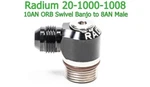 Radium 20-1000-1008 Swivel Banjo -10AN Orb Male To -8AN New. Price: $46.00.