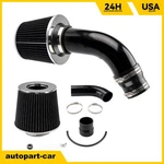 Cold Air Intake W/filter Black 3" Induction Kit Pipe Power Flow Hose System New. Price: $31.99.
