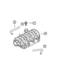 Genuine Mopar Make Up Air Hose 4792856AB New. Price: $19.31.