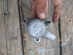 Intake End Deceleration Valve Housing Thermostat, Jaguar 1987 Xjs 73316A, Lucas Used. Price: $37.95.