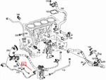 Mercedes-benz Glc X253 Engine Flush Line A2740189100 Neu. Price: $101.03.
