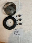 MOPAR69-71 A-body 70 Dart Metal Blower Motor Squirrel Cage+hardware Ships Free ! Used. Price: $140.00.