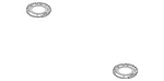 Genuine Mitsubishi Mount Ring 1760A686 New. Price: $78.91.