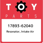 17893-62040 Toyota Resonator, Intake Air 1789362040, New Genuine Oem Part. Price: $40.00.