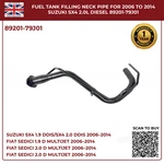 Fuel Tank Filling Neck Pipe For 2006 To 2014 Suzuki SX4 Hatchback Diesel Awd Fwd New. Price: $107.68.