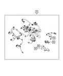Genuine Mopar Engine Wiring 68466393AA. Price: $1078.70.
