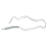 70 Chevelle Hardtop Main Fuel Line And Return 3/8-1/4" 2 Pc Set Stainless New. Price: $190.00.