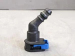 New Ford Gm Fuel Gas Petrol Line Hose 45 Degrees Nylon Quick Connect Blue Clip. Price: $35.00.