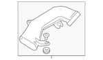 Genuine Mazda Engine Air Intake Hose P51N-13-200 New. Price: $25.76.