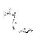 Genuine Mopar Make Up Air Hose 68166404AC New. Price: $26.16.