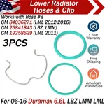 For 2006-16 Duramax 6.6L Lower Radiator Hose Clip Seal Kit Lbz Lmm Lml 25841843 New. Price: $10.99.