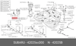Genuine Oe Gasket Main 42025SC000 For Subaru 42025-SC000 Neu. Price: $21.46.