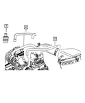 Genuine Mopar Pcv Tube Hose 4666042AC New. Price: $21.81.
