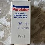 Pcv Valve Purolator PV141 New. Price: $13.00.