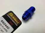 Russell 660440 Straight -6 An Male To 1/4" Npt Aluminum Fitting New. Price: $8.09.