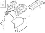 Genuine Nissan Air Inlet Cover 272B0-5MP3A New. Price: $91.40.