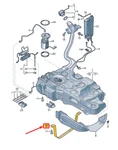 New Vw Golf Cd MK8 Fuel Tank Tensioning Strap 5WA201656 Genuine Neu. Price: $73.29.