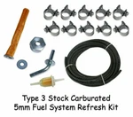 Vw Type 3 5MM Carburated Fuel System Refresh Kit Notchback Squareback Fastback New. Price: $48.00.