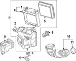 Genuine Nissan Air Cleaner Body Bracket 16588-5CA0A New. Price: $29.13.
