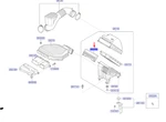 Kia Sportage Ql MK4 Air Intake Element Cover 28115D3300 Genuine! Neu. Price: $12.81.