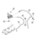 Genuine Mopar Breather Tube 5093066AC New. Price: $60.55.