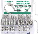 Ouru 175PCS Clamps Stainless Kit-hose CLAMP(1/4''-2''), Silver New. Price: $57.66.