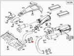Genuine Mercedes Clamp Drive Washer 601 611 0069972790 New. Price: $9.84.