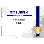 Genuine Mitsubishi Hose Locker Cover Pcv Part No. 1035B184 (1035-B184) New. Price: $77.26.