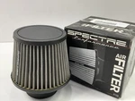 Spectre 9138 High-flow Cold Air Intake Cone Filter 3" Inlet, 6" H., Washable New. Price: $26.95.